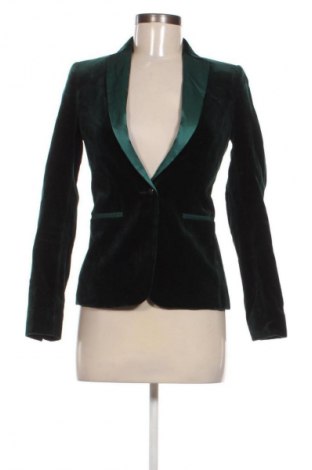 Γυναικείο σακάκι Massimo Dutti, Μέγεθος XS, Χρώμα Πράσινο, Τιμή 55,79 €