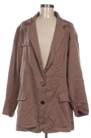 Dámske sako  SHEIN, Veľkosť 3XL, Farba Hnedá, Cena  27,95 €