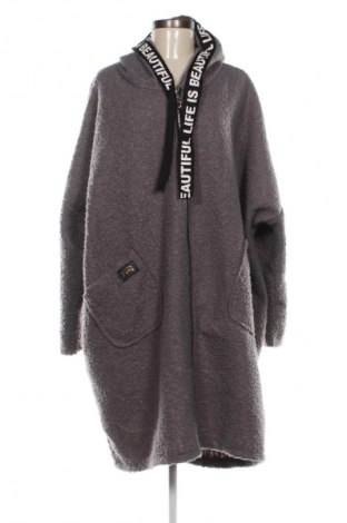 Γυναικείο μπουφάν Made In Italy, Μέγεθος XXL, Χρώμα Γκρί, Τιμή 30,99 €