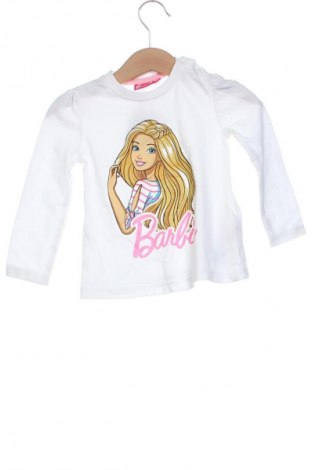Dziecięca bluzka Barbie, Rozmiar 9-12m/ 74-80 cm, Kolor Biały, Cena 18,99 zł