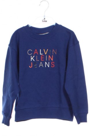Gyerek blúz Calvin Klein Jeans, Méret 5-6y / 116-122 cm, Szín Kék, Ár 19 139 Ft
