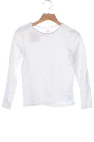 Kinder Shirt H&M, Größe 8-9y/ 134-140 cm, Farbe Weiß, Preis € 6,00