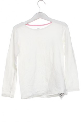 Kinder Shirt H&M, Größe 6-7y/ 122-128 cm, Farbe Weiß, Preis 5,83 €
