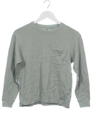 Детска блуза Uniqlo, Размер 10-11y/ 146-152 см, Цвят Зелен, Цена 23,99 лв.