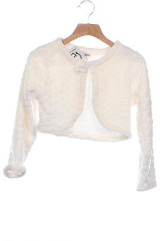 Kinder Strickjacke Unbranded, Größe 5-6y/ 116-122 cm, Farbe Weiß, Preis € 9,00
