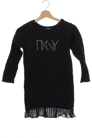 Dziecięca sukienka DKNY, Rozmiar 7-8y/ 128-134 cm, Kolor Czarny, Cena 294,83 zł