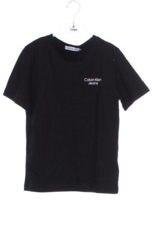 Детска тениска Calvin Klein Jeans, Размер 6-7y/ 122-128 см, Цвят Черен, Цена 154,99 лв.