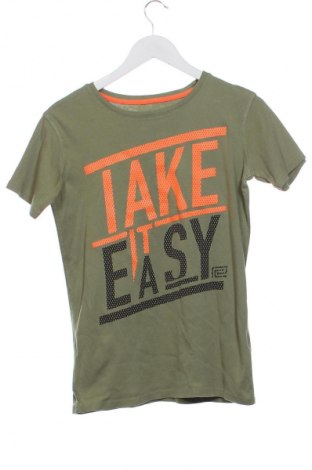 Dziecięcy T-shirt Chapter, Rozmiar 11-12y/ 152-158 cm, Kolor Zielony, Cena 26,21 zł