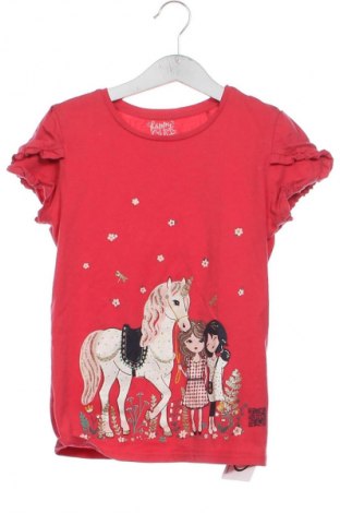 Kinder T-Shirt Happy Girls By Eisend, Größe 8-9y/ 134-140 cm, Farbe Rot, Preis 6,00 €