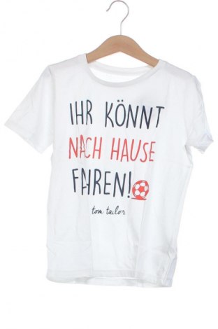 Kinder T-Shirt Tom Tailor, Größe 5-6y/ 116-122 cm, Farbe Weiß, Preis € 5,99