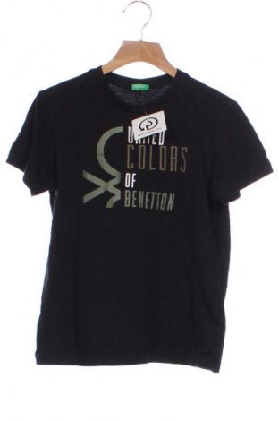 Kinder T-Shirt United Colors Of Benetton, Größe 8-9y/ 134-140 cm, Farbe Schwarz, Preis € 7,58