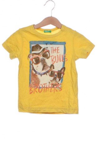 Kinder T-Shirt United Colors Of Benetton, Größe 18-24m/ 86-98 cm, Farbe Gelb, Preis € 7,67