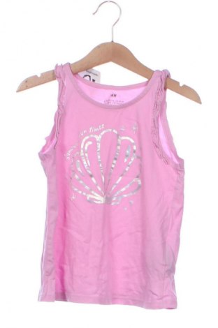 Kinder Top H&M, Größe 4-5y/ 110-116 cm, Farbe Lila, Preis 6,14 €
