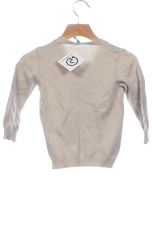 Παιδικό πουλόβερ United Colors Of Benetton, Μέγεθος 2-3m/ 56-62 εκ., Χρώμα  Μπέζ, Τιμή 11,76 €