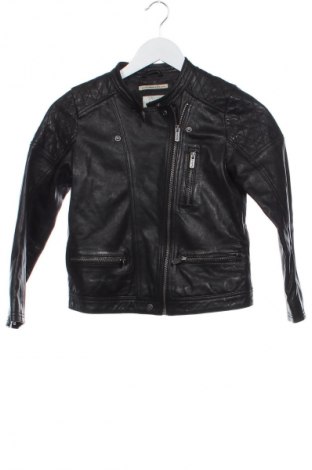 Dziecięca skórzana kurtka Pepe Jeans, Rozmiar 9-10y/ 140-146 cm, Kolor Czarny, Cena 229,89 zł