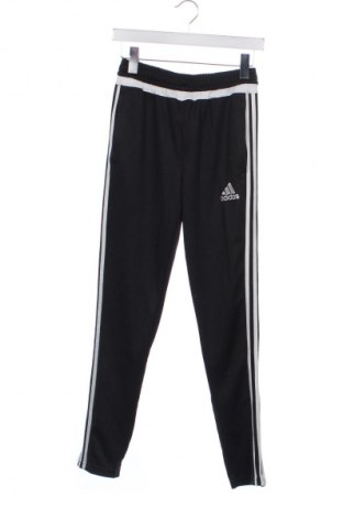 Детско спортно долнище Adidas, Размер 12-13y/ 158-164 см, Цвят Черен, Цена 34,99 лв.