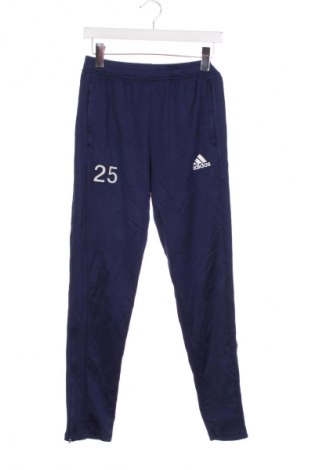 Детско спортно долнище Adidas, Размер 12-13y/ 158-164 см, Цвят Син, Цена 34,99 лв.
