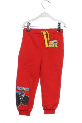 Dziecięce spodnie sportowe Hot Wheels, Rozmiar 18-24m/ 86-98 cm, Kolor Czerwony, Cena 57,00 zł