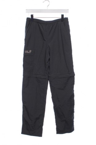 Детско спортно долнище Jack Wolfskin, Размер 12-13y/ 158-164 см, Цвят Сив, Цена 34,99 лв.