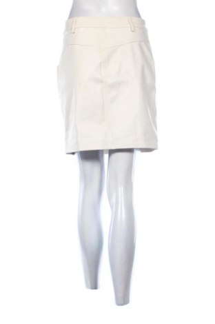 Fustă de piele H&M, Mărime M, Culoare Bej, Preț 82,00 Lei