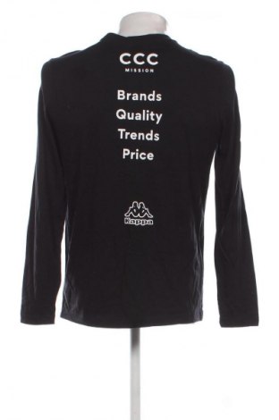 Herren Shirt Kappa, Größe M, Farbe Schwarz, Preis 4,86 €