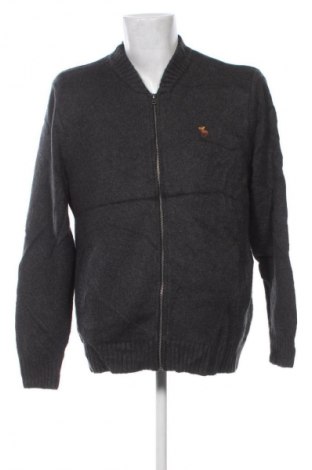 Ανδρική ζακέτα Abercrombie & Fitch, Μέγεθος XL, Χρώμα Γκρί, Τιμή 39,99 €