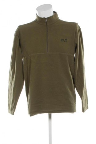 Ανδρική μπλούζα fleece Jack Wolfskin, Μέγεθος L, Χρώμα Πράσινο, Τιμή 35,99 €