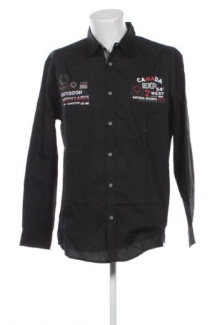 Cămașă de bărbați Atlas For Men, Mărime XL, Culoare Negru, Preț 76,32 Lei