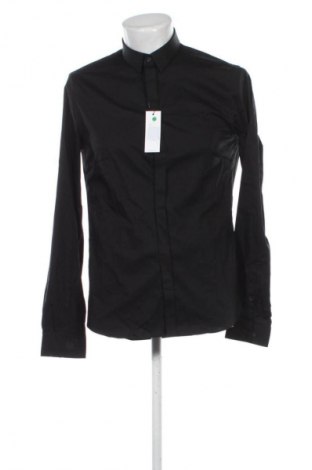 Cămașă de bărbați Calvin Klein, Mărime L, Culoare Negru, Preț 539,99 Lei