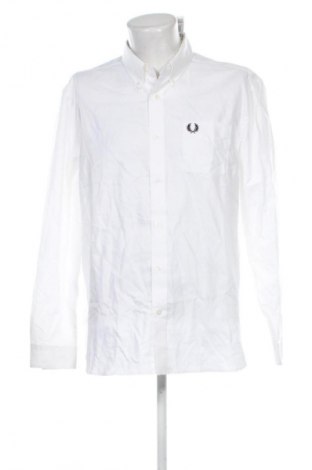 Herrenhemd Fred Perry, Größe XL, Farbe Weiß, Preis € 38,99