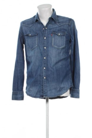 Ανδρικό πουκάμισο Levi's, Μέγεθος M, Χρώμα Μπλέ, Τιμή 19,99 €