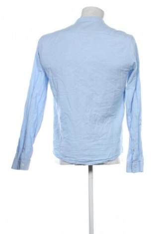 Мъжка риза Pull&Bear, Размер M, Цвят Син, Цена 28,88 лв.