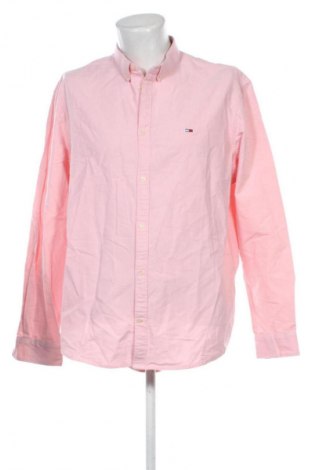 Ανδρικό πουκάμισο Tommy Jeans, Μέγεθος XXL, Χρώμα Ρόζ , Τιμή 39,99 €