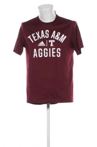 Ανδρικό t-shirt Adidas, Μέγεθος L, Χρώμα Κόκκινο, Τιμή 17,99 €