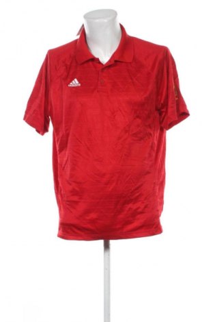 Мъжка тениска Adidas, Размер L, Цвят Червен, Цена 48,99 лв.