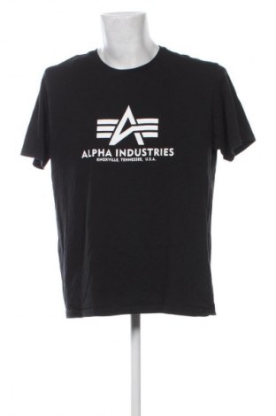 Herren T-Shirt Alpha Industries, Größe XXL, Farbe Schwarz, Preis € 18,99