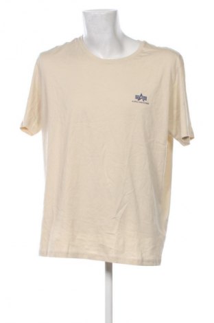 Herren T-Shirt Alpha Industries, Größe 3XL, Farbe Beige, Preis € 18,99