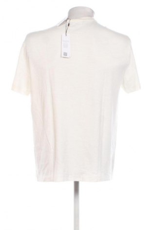 Tricou de bărbați Calvin Klein, Mărime L, Culoare Ecru, Preț 405,99 Lei