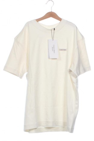 Herren T-Shirt Calvin Klein Jeans, Größe XS, Farbe Ecru, Preis 35,99 €