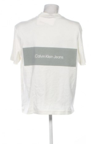 Ανδρικό t-shirt Calvin Klein Jeans, Μέγεθος M, Χρώμα Εκρού, Τιμή 64,99 €