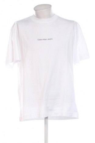 Ανδρικό t-shirt Calvin Klein Jeans, Μέγεθος XL, Χρώμα Λευκό, Τιμή 43,99 €