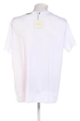 Herren T-Shirt Calvin Klein Jeans, Größe XL, Farbe Weiß, Preis 25,99 €