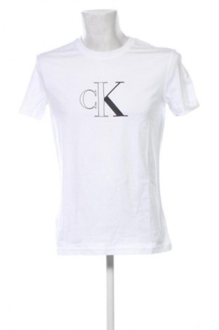 Мъжка тениска Calvin Klein Jeans, Размер L, Цвят Бял, Цена 59,99 лв.