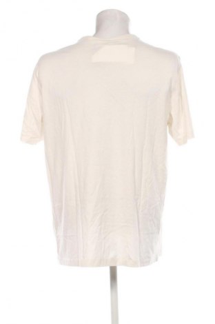 Męski T-shirt Calvin Klein Jeans, Rozmiar XXL, Kolor ecru, Cena 156,99 zł