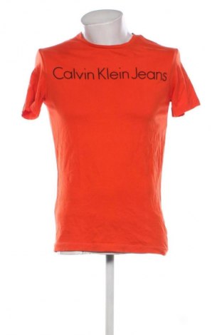 Herren T-Shirt Calvin Klein Jeans, Größe S, Farbe Rot, Preis 17,74 €