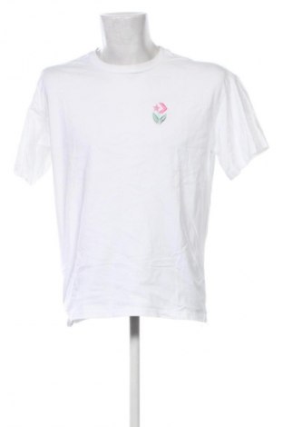Herren T-Shirt Converse, Größe S, Farbe Weiß, Preis 18,99 €