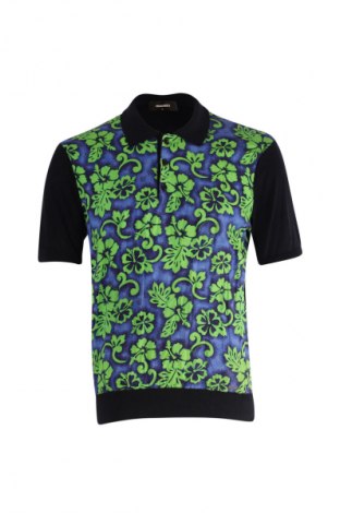 Мъжка тениска Dsquared2, Размер XL, Цвят Зелен, Цена 1 164,99 лв.