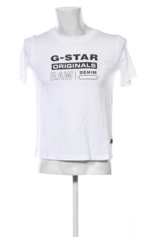 Męski T-shirt G-Star Raw, Rozmiar S, Kolor Biały, Cena 148,99 zł