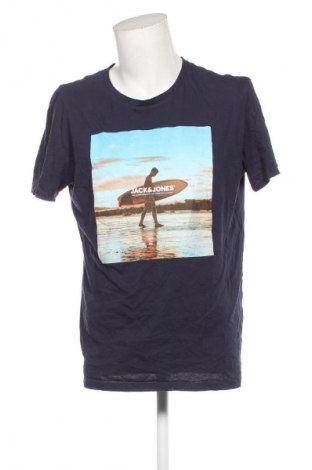 Tricou de bărbați Jack & Jones, Mărime XXL, Culoare Albastru, Preț 48,99 Lei