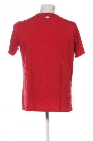 Herren T-Shirt Karl Lagerfeld, Größe XXL, Farbe Rot, Preis 31,72 €